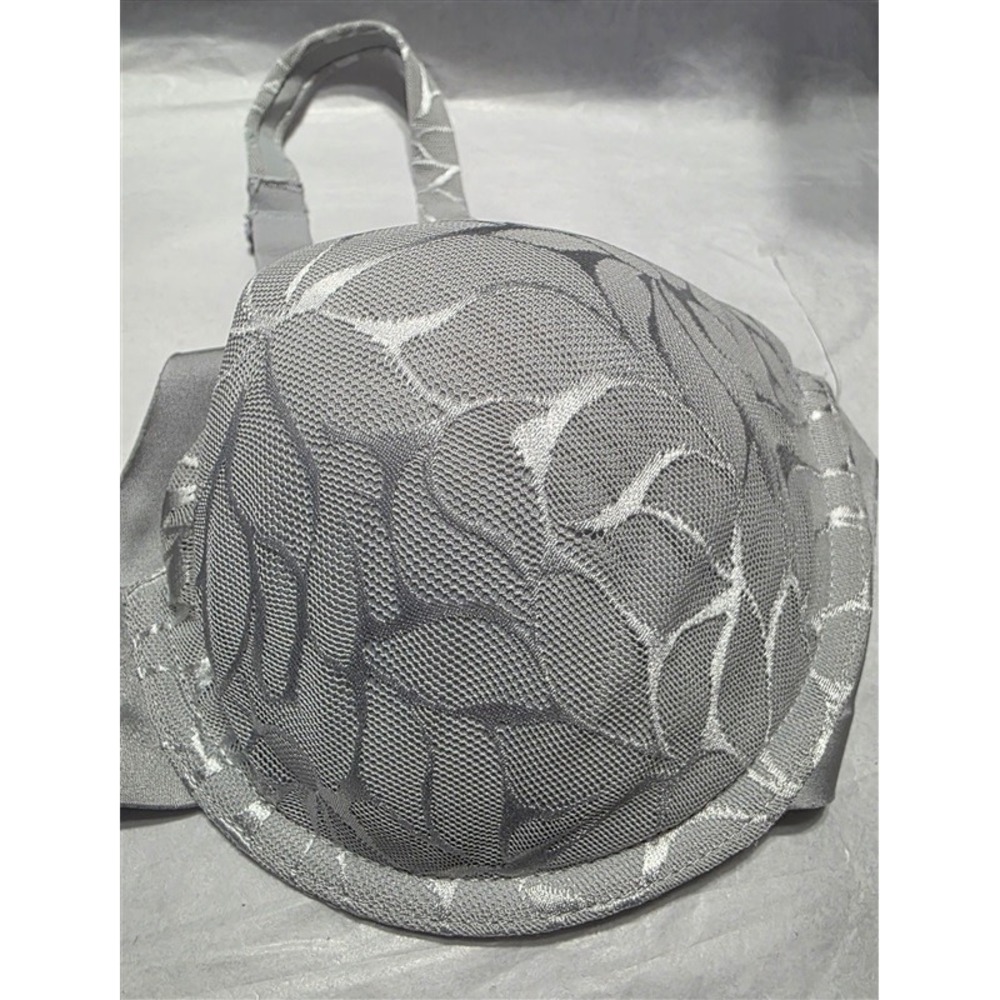 NWOT Bali 38B Beauty Lift No Show Support Tailor Underwire Bra 0085 Gray 121057 - Picture 5 of 6